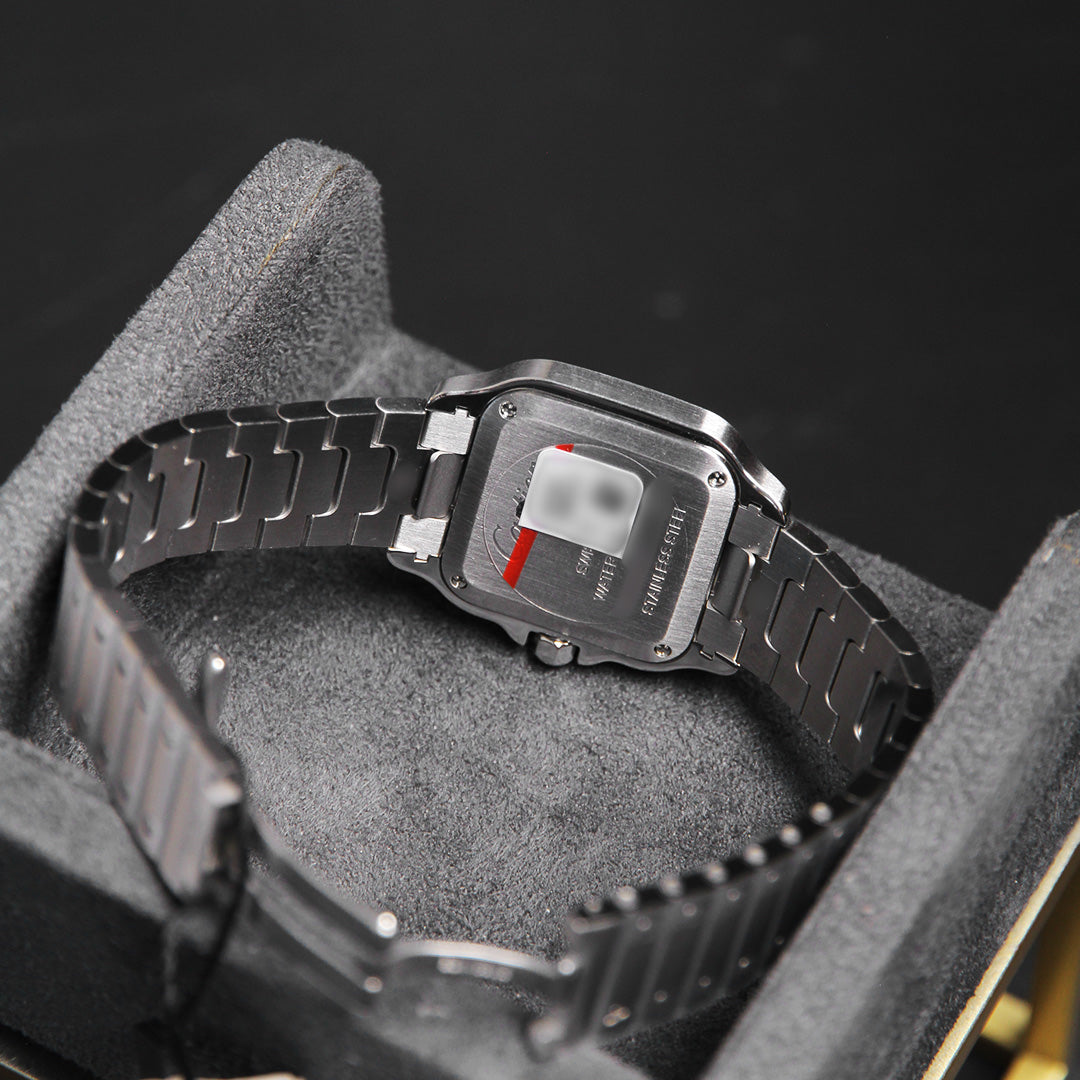 Cartier 27 Santos Small Silver Dial WSSA0082