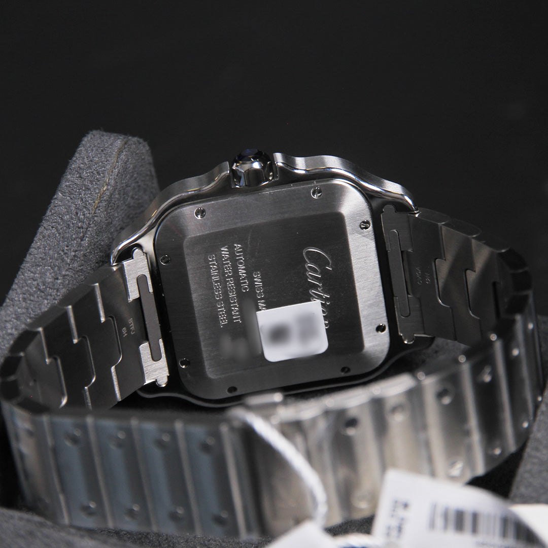 Cartier 40 Santos Large Black Dial WSSA0096