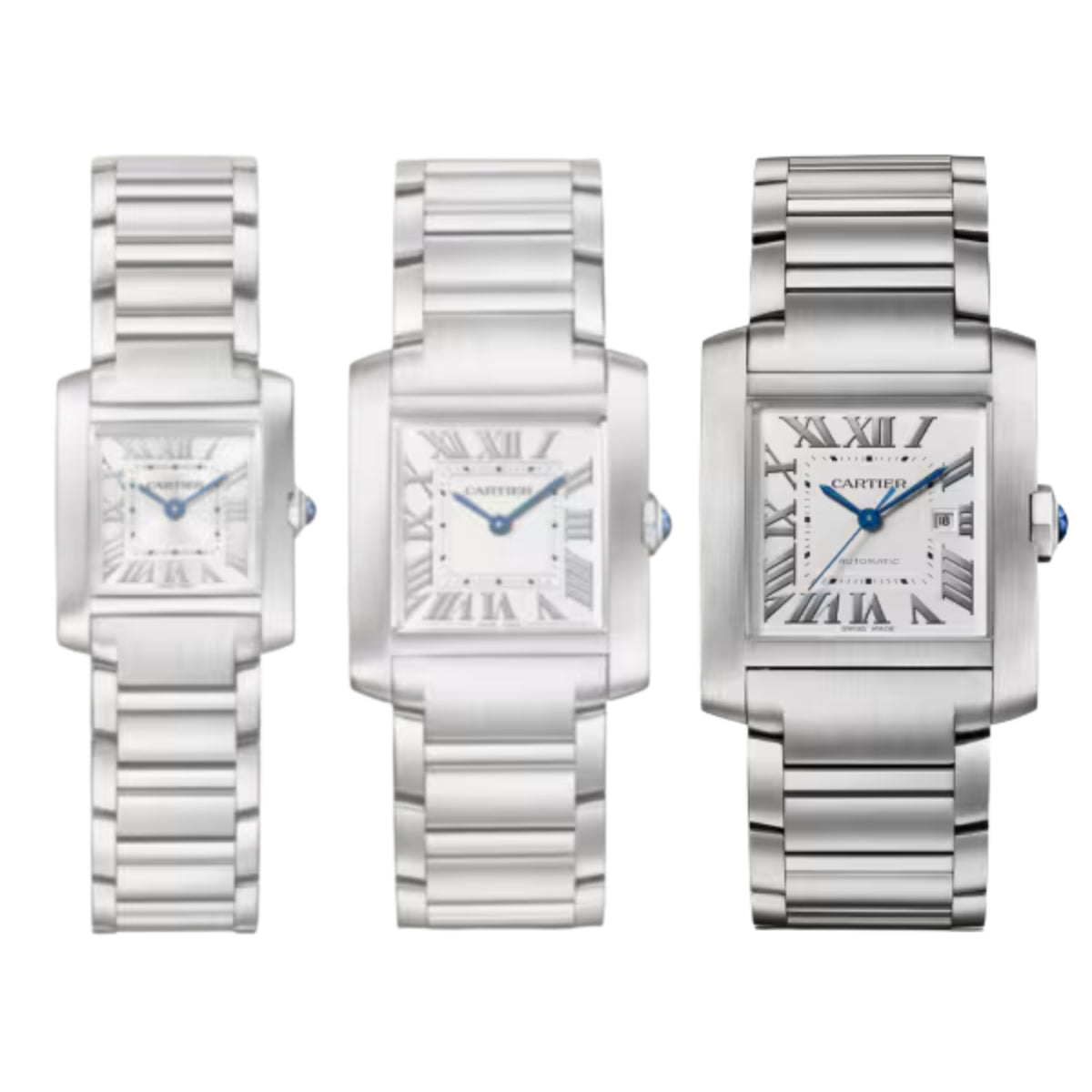 Cartier Tank Francaise Large Steel WSTA0067