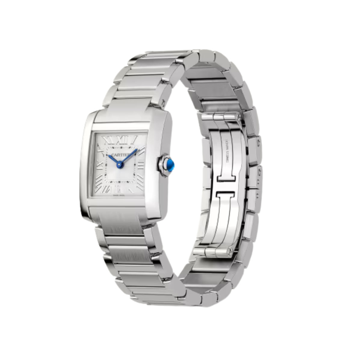 Cartier Tank Francaise Small Steel WSTA0129