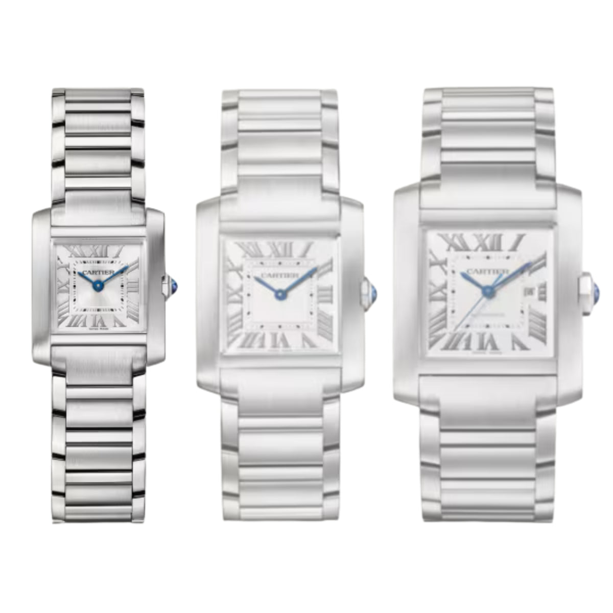 Cartier Tank Francaise Small Steel WSTA0129