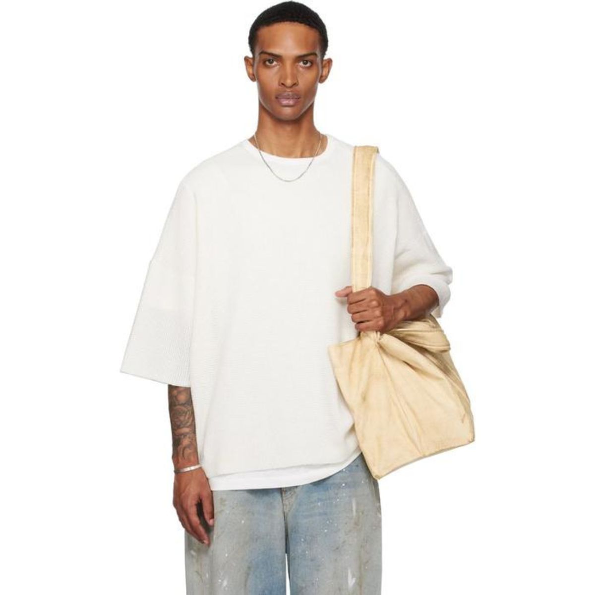 Fear Of God Essentials Waffle Short Sleeve Sweater
