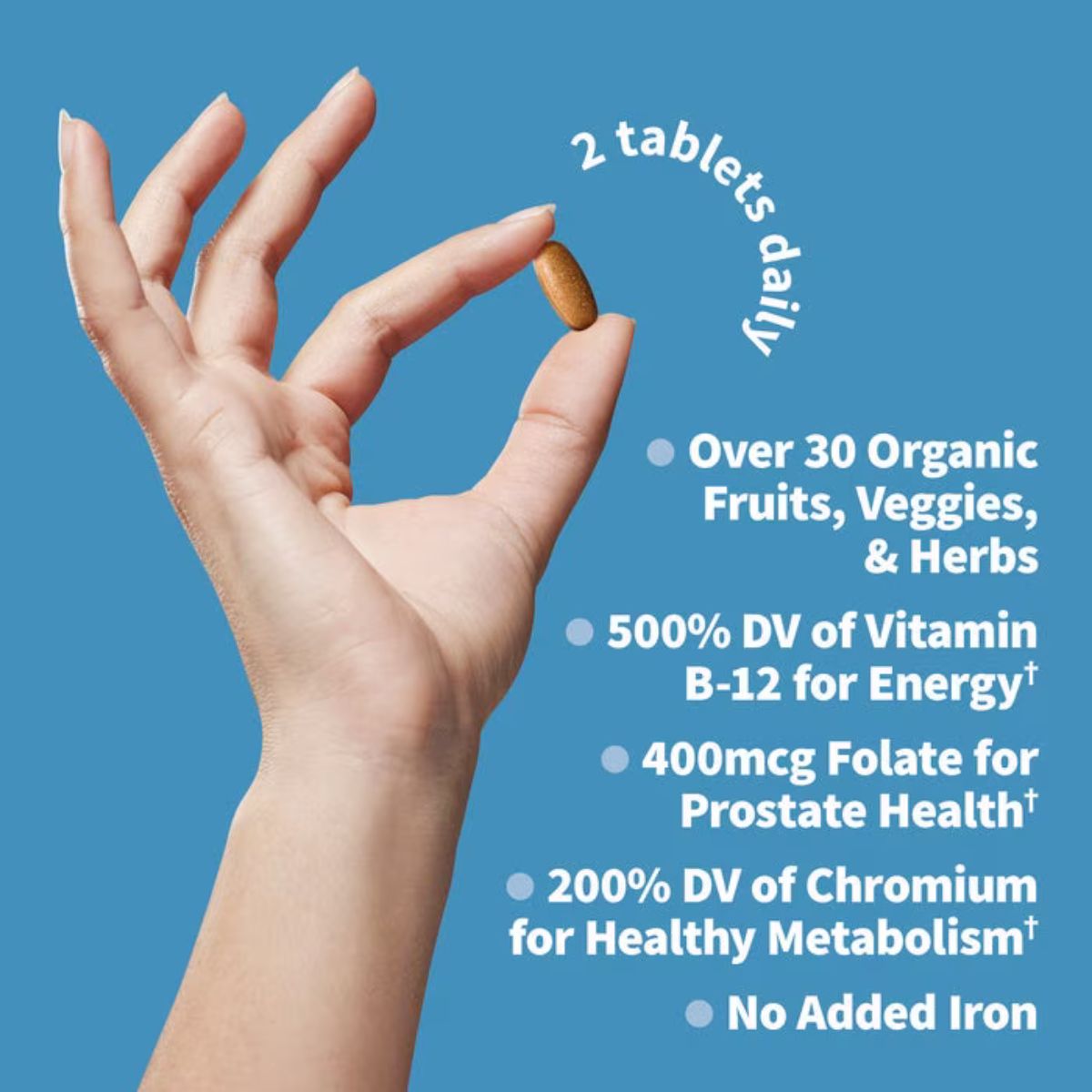 Garden Of Life Organics Whole Food Multivitamin For Men 120 Tablets