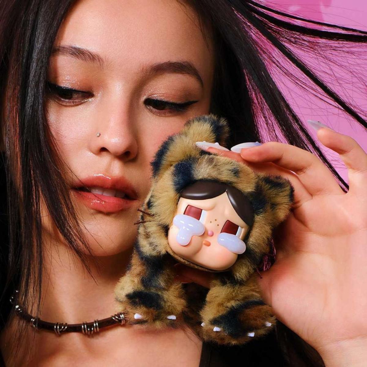 POP MART CRYBABY Wild but Cutie Series Vinyl Plush Pendant