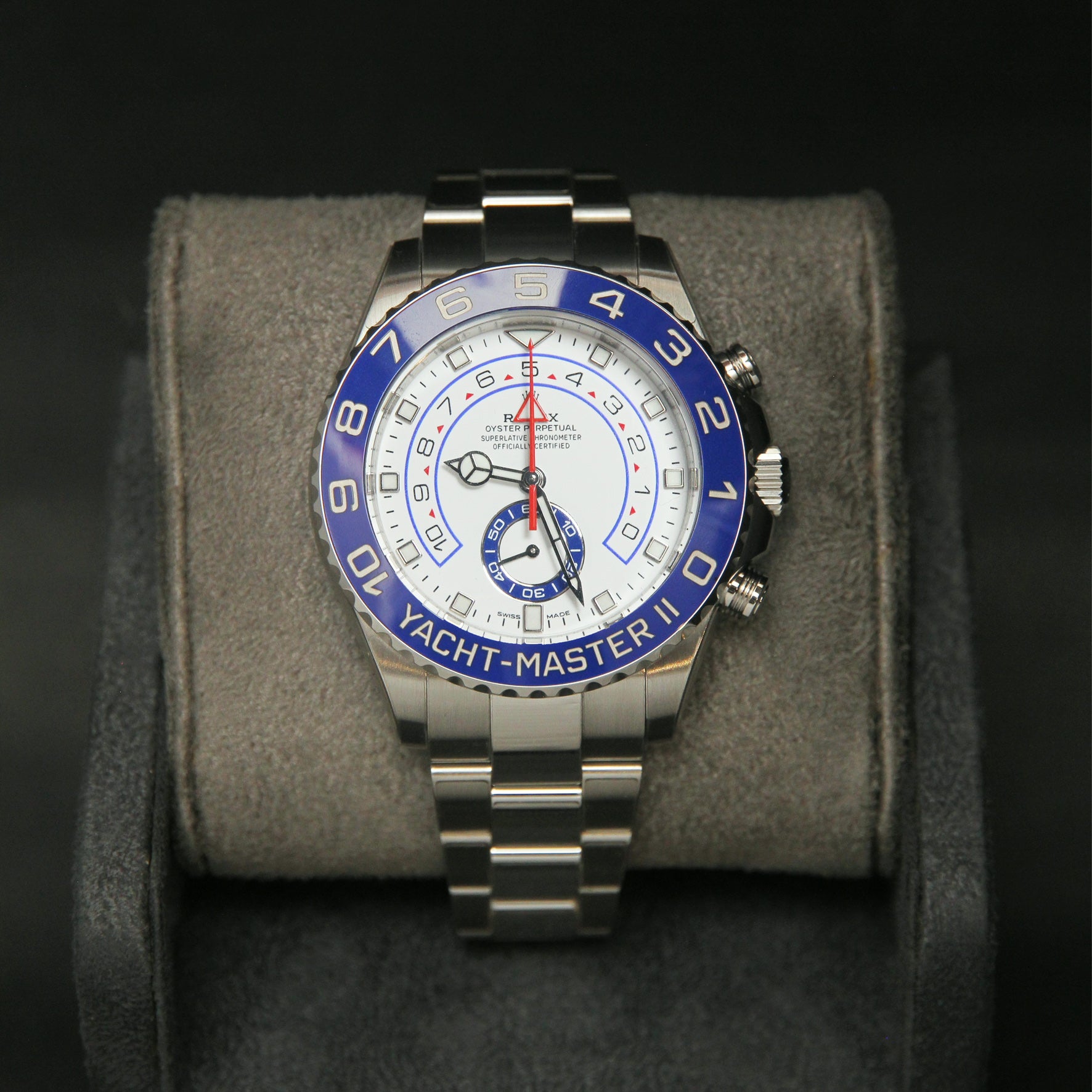 Yacht Master II 44 White Dial 116680