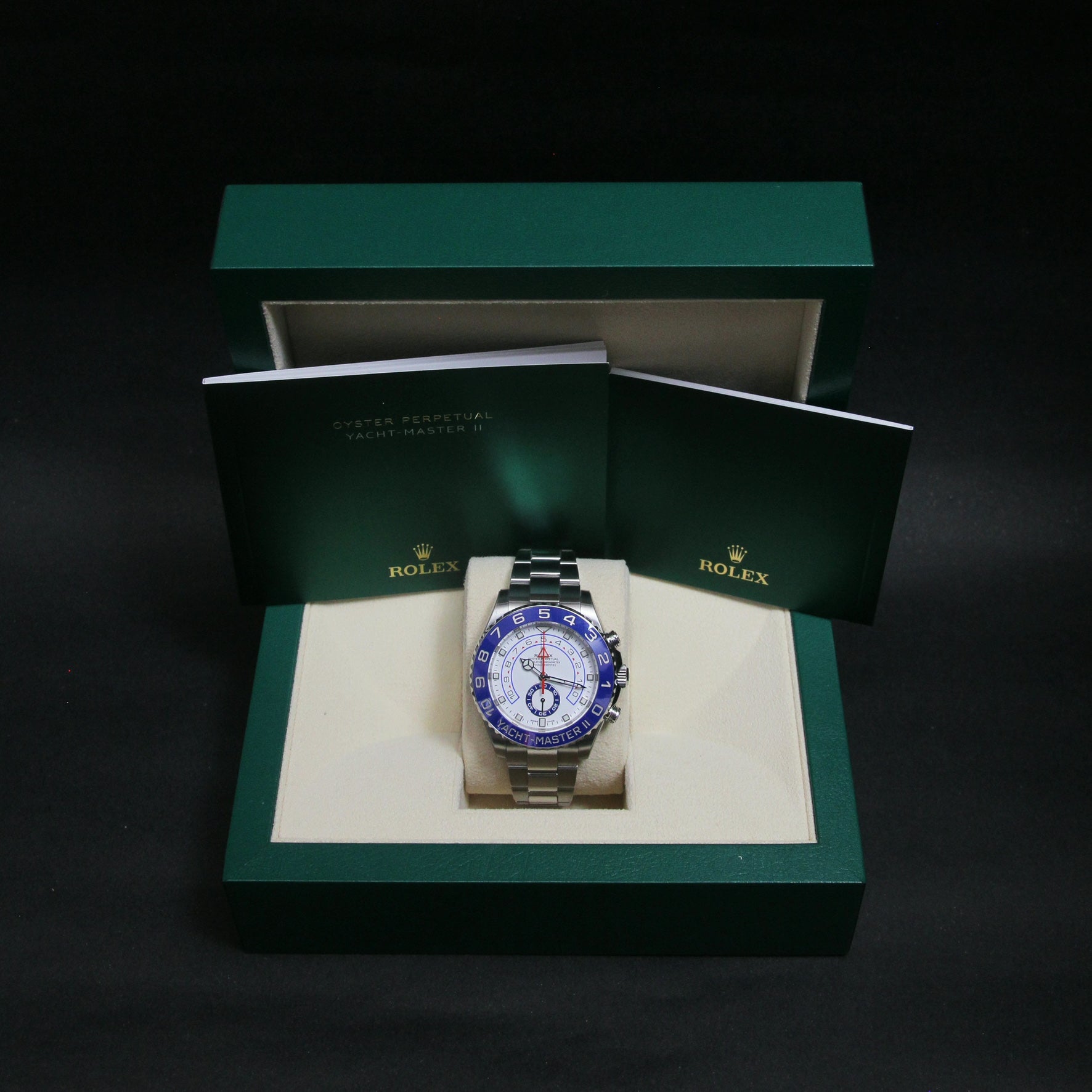 Yacht Master II 44 White Dial 116680