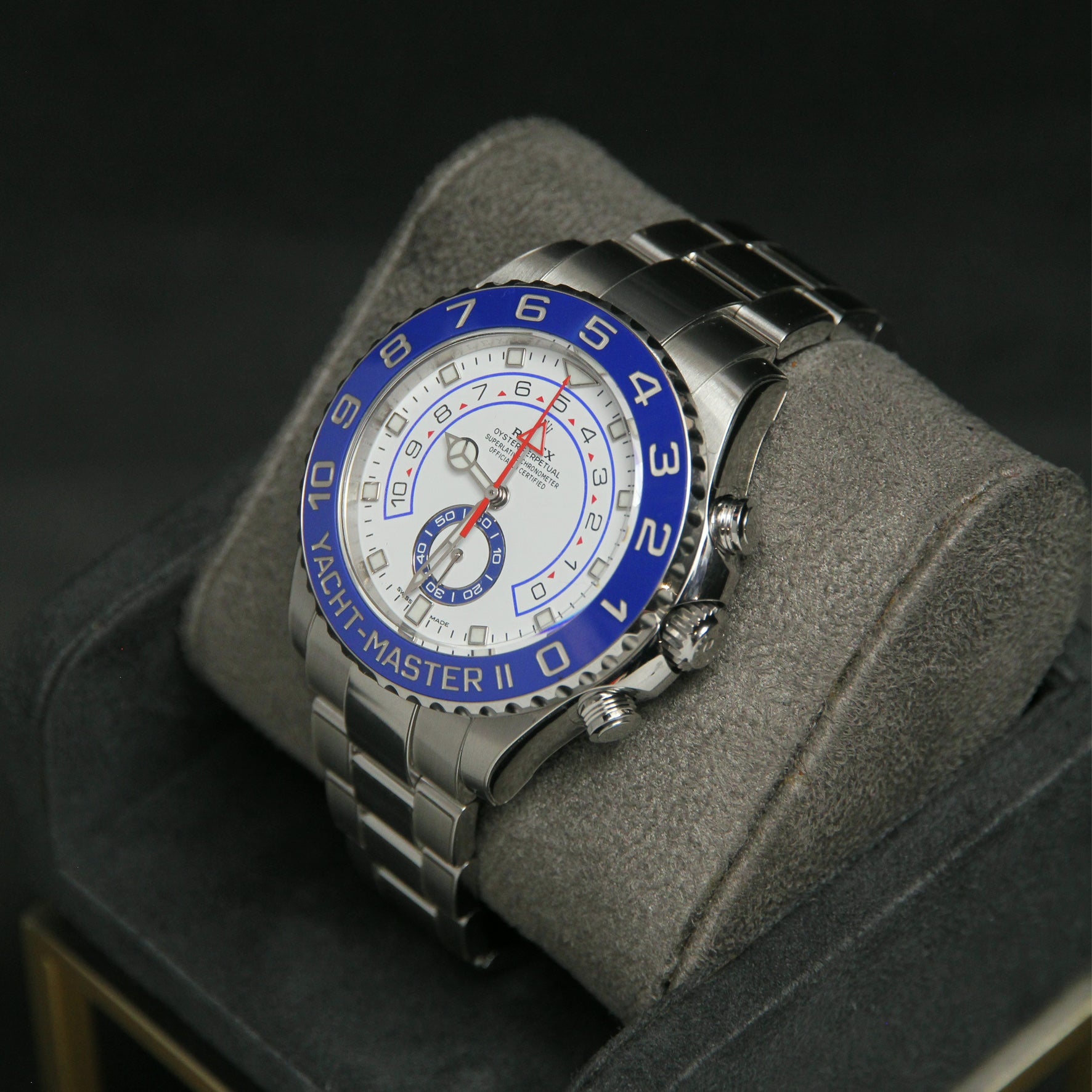 Yacht Master II 44 White Dial 116680
