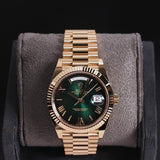 Daydate 40 YG Green Ombre Roman 228238