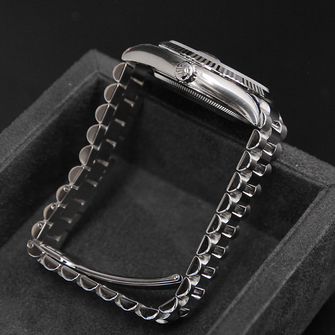 Daydate 36 WG Blue Ombré Baguette Dial 128239A