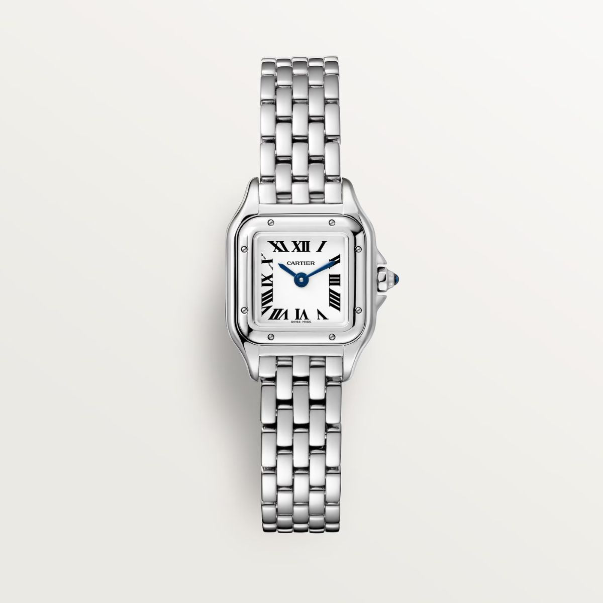 Cartier Panthere Mini Model Silver Dial Steel Strap