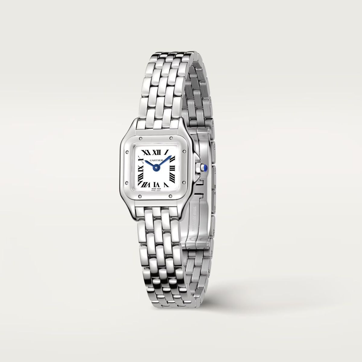 Cartier Panthere Mini Model Silver Dial Steel Strap