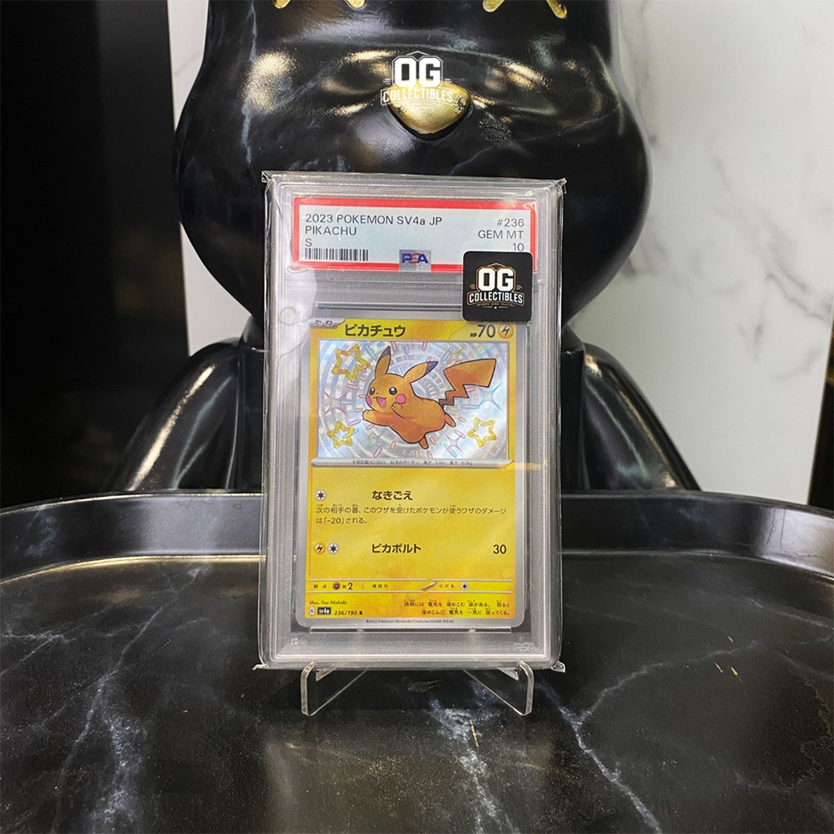 Pokemon TCG PSA 10 Pikachu S SV4a 236/190 High Class Pack Shiny Treasure ex