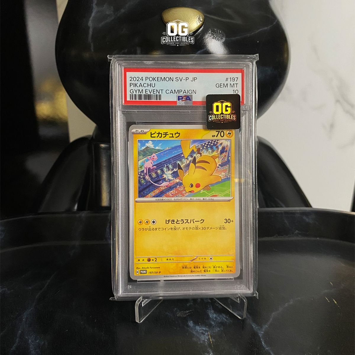 Pokemon TCG PSA 10 Pikachu P SV-P 197 Promotional Cards WCS2024 Commemorative Campaign