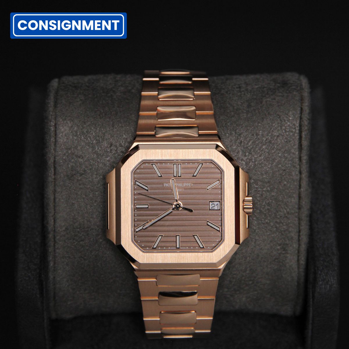 Patek Philippe Cubitus RG Sunburst Brown Dial 7128/1R-001