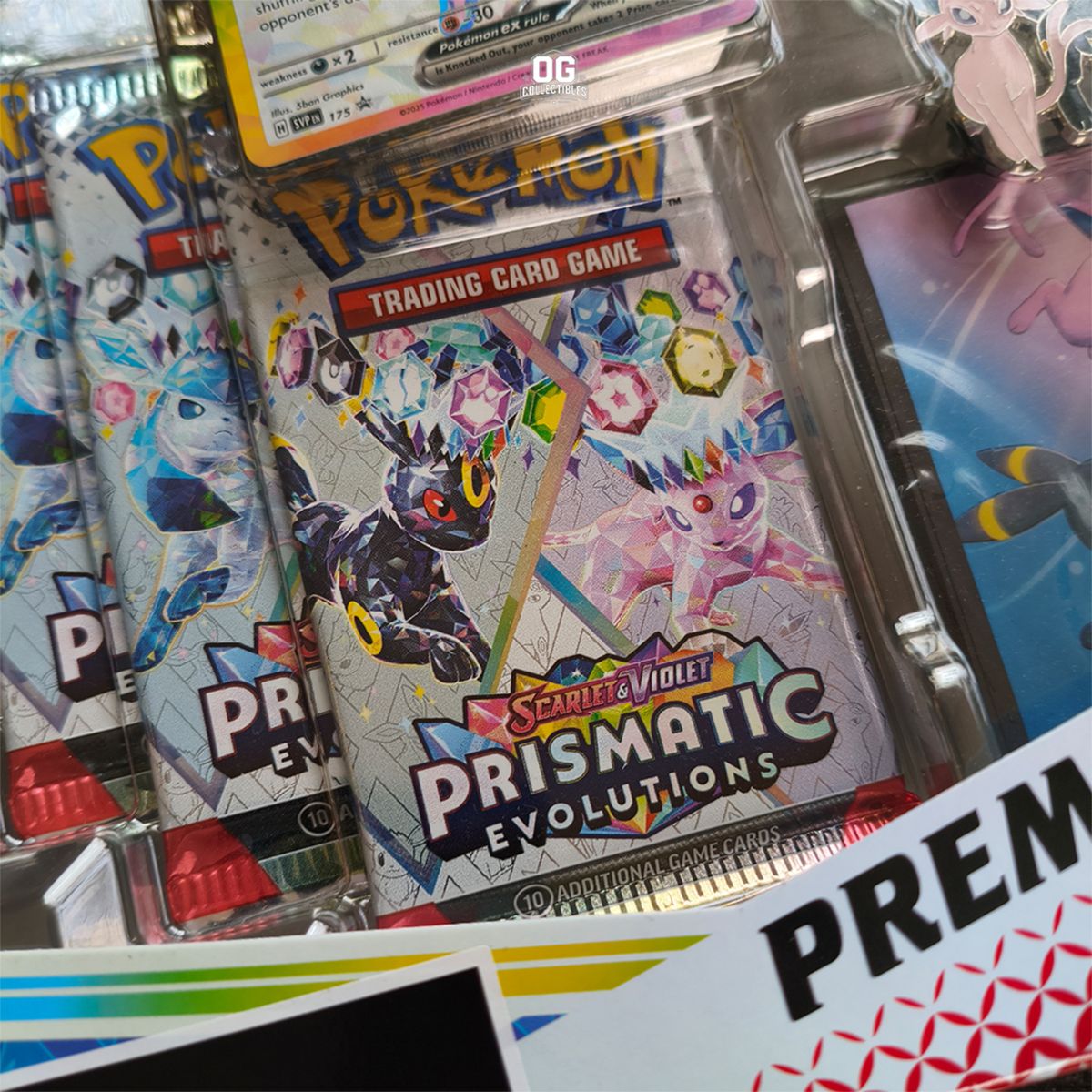 Pokemon TCG Scarlet & Violet Prismatic Evolutions Premium Figure Collection