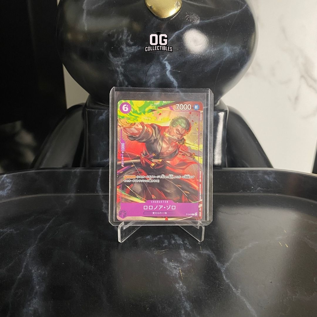One Piece Card Game Roronoa Zoro P P-045 Meetup Souvenir