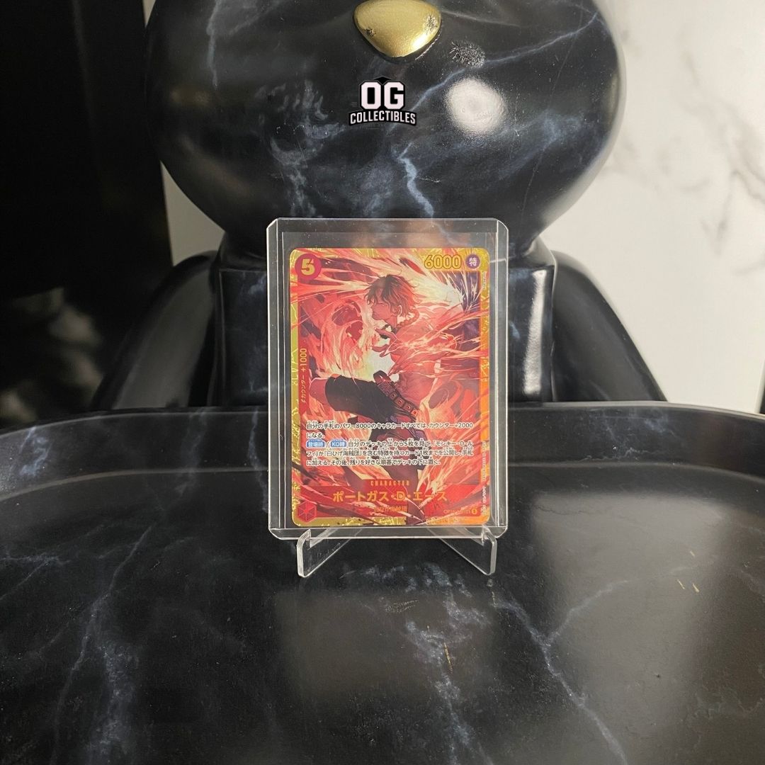 One Piece Card Game Portgas.D.Ace SEC OP16-118 Booster Pack The Time Of Battle